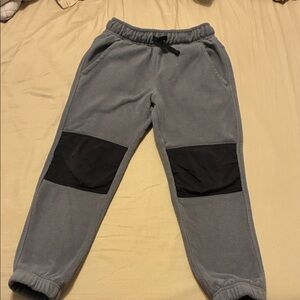 Athletic Works Kids Joggers in Gray with Black Patches